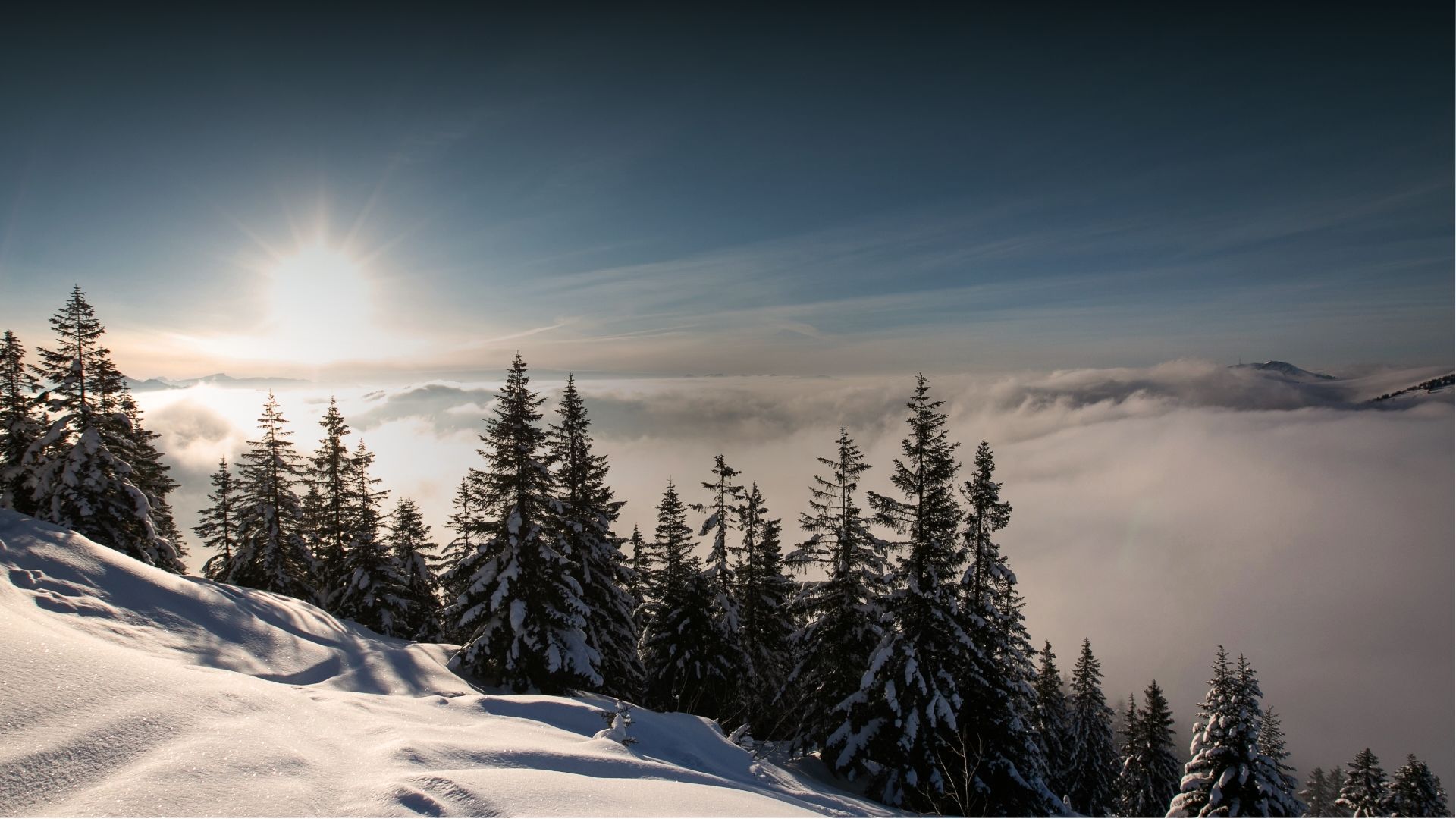 Winter in Balderschwang.